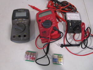 lot 108 image: Multi Meters, Auto Fuses