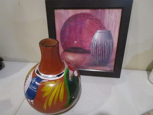 lot 122 image: Pottery Vase, Print