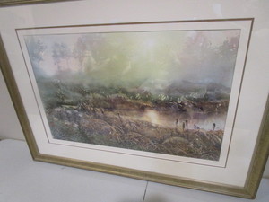 lot 123 image: Daybreak Watercolor By Catherine Hearding