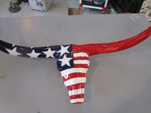 lot 151 image: Patriotic Longhorn