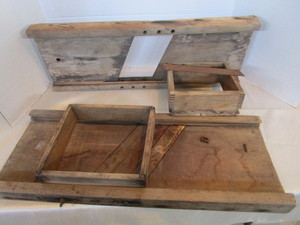 lot 156 image: Primitive Kraut Cutter