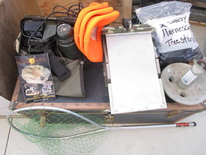 lot 171 image: Game Caller, Launcher, Harness, Hats