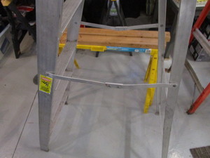 lot 191 image: Aluminum Step Ladder, Sawhorses