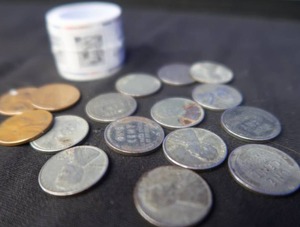 lot 22 image: UNOPENED ROLL OF FOREVER STAMPS  WAR TIME CENTS