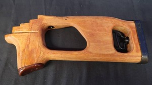 lot 26 image: WOOD GUN STOCK