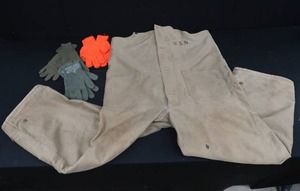 lot 58 image: USN BIBS  GLOVES