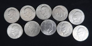 lot 85 image: EISENHOWER DOLLARS