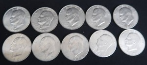 lot 87 image: EISENHOWER DOLLARS