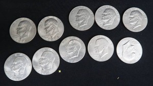 lot 94 image: EISENHOWER DOLLARS