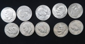 lot 98 image: EISENHOWER DOLLARS