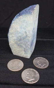 lot 101 image: LARGE CRYSTAL  COINS