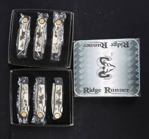 lot 111 image: 3 SETS OF RIDGE RUNNER KNIVES