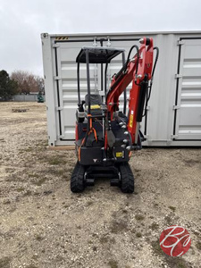 lot 303 image: CFG Industrial MX15RX 1-Ton Mini Excavator