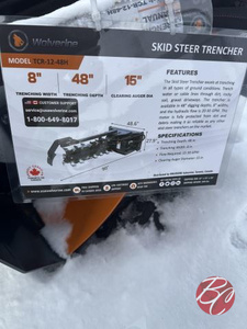 lot 328 image: Wolverine TCR-12-48H Skid Steer Trencher