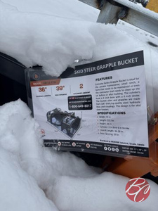 lot 340 image: Wolverine GB-11-72W Skid Steer Grapple Bucket