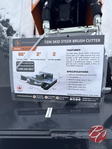 lot 342 image: Wolverine BC-13-72W 72 Skid Steer Brush Cutter