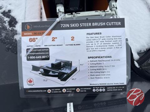 lot 343 image: Wolverine BC-13-72W 72 Skid Steer Brush Cutter