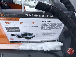 lot 348 image: Wolverine BC-13-72W 72 Skid Steer Brush Cutter