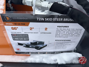 lot 349 image: Wolverine BC-13-72W 72 Skid Steer Brush Cutter