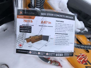 lot 360 image: Wolverine CB-11-750F Skid Steer Concrete Breaker