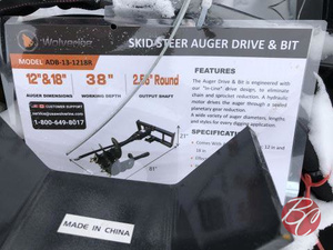 lot 362 image: Wolverine ADB-13-1218R Auger Drive & Bit