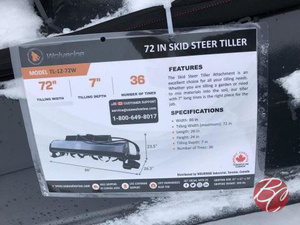 lot 382 image: Wolverine TL-12-72W 72 Skid Steer Tiller