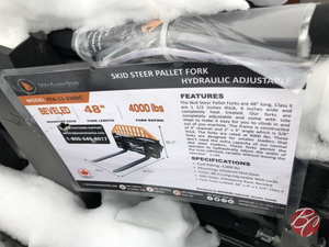 lot 386 image: Wolverine PFA-11-3300G Skid Steer Pallet Fork