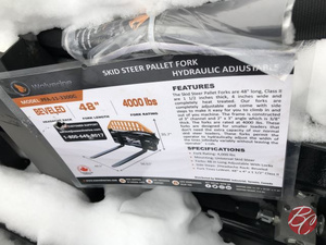 lot 387 image: Wolverine PFA-11-3300G Skid Steer Pallet Fork