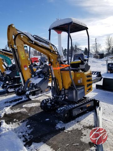 lot 416 image: CFG Industrial MX12RX 1-Ton Mini Excavator