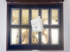 lot 1A image: 2017 American Mint Million Dollar Collection Ingot Set Estimated Replacement Value $300