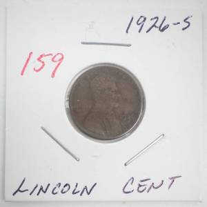 lot 159 image: 1926-S Lincoln Cent