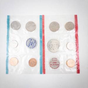 lot 175 image: 1969 P  D 40% silver uncirculated Mint Set