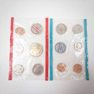 lot 176 image: 1970 P  D 40% silver uncirculated Mint Set