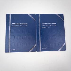 lot 253 image: 55) Canadian Nickel collection in Whitman folder 1922 thru 1973