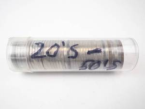 lot 254 image: 1) roll of mixed date Canadian Nickels 1920s thru 1950s