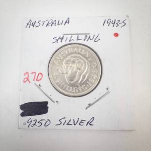 lot 270 image: Australian Silver 1943-S Shilling
