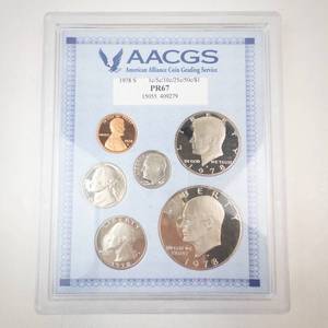 lot 304 image: AACGS 1978-S 6 Piece Proof set PR67