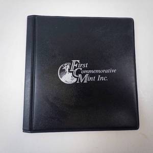 lot 306 image: 100 Years of American Nickels 9 Nickels in Collector folder.