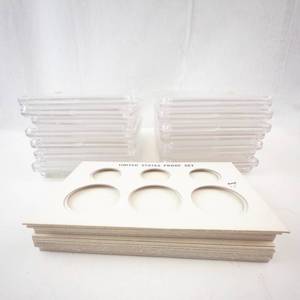 lot 312 image: 1 Bag of vintage Capital plastic coin holders