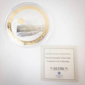 lot 319 image: Sacred Grounds of the USA Colossal Coin Collection -American Mint