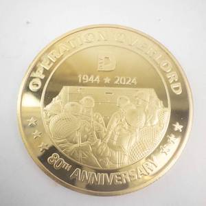 lot 336 image: D-Day 80th Anniversary Commemorative Coin - Operation Overlord (1944-2024)