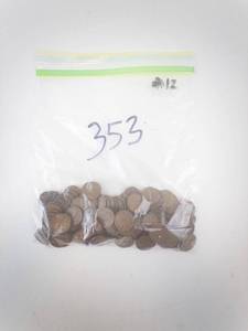 lot 353 image: Wheat Pennies - Lincoln Cent 1 lb Bag. CHECK DISC