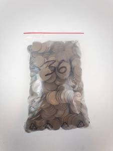 lot 361 image: Wheat Pennies - Lincoln Cent 5 lb Bag. CHECK DISC