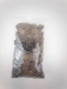 lot 363 image: Wheat Pennies - Lincoln Cent 5 lb Bag. CHECK DISC