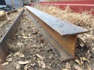 lot 104 image: 6 x 6 x 10 Ft Heavy Steel I-Beam
