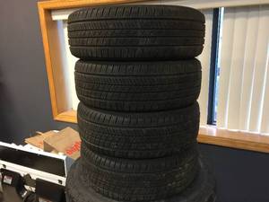 lot 163 image: Set of 4 Yokohama YK 740 GTX Tires 19560R15
