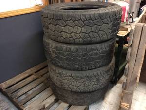 lot 164 image: Set of 4 PATHFINDER ALL TERRAIN Tires 37560R20