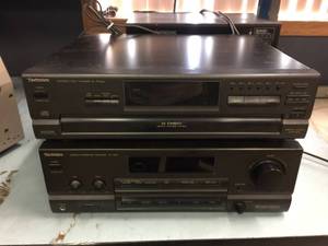 lot 187 image: TECHNICS CD Changer  Stereo Amplifier - Powers On