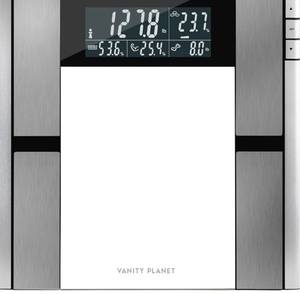 lot 202 image: Digital Scale and Body Analyzer Vanity Planet $79.99 Retail - Brand New