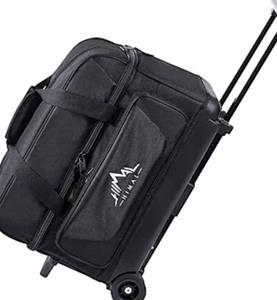 lot 205 image: Double Roller 2 Bowling Ball Bag with Separate Shoe Compartment $69.99 Retail - Brand New